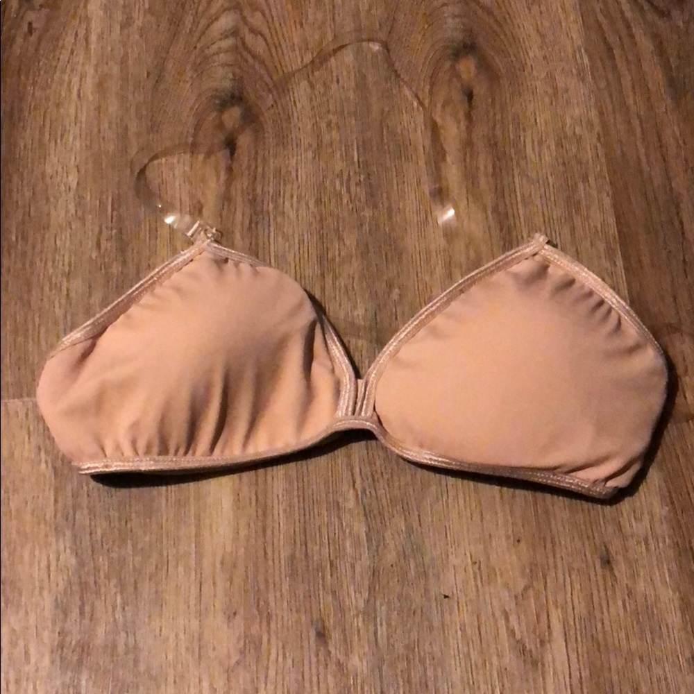 Nude dance bra